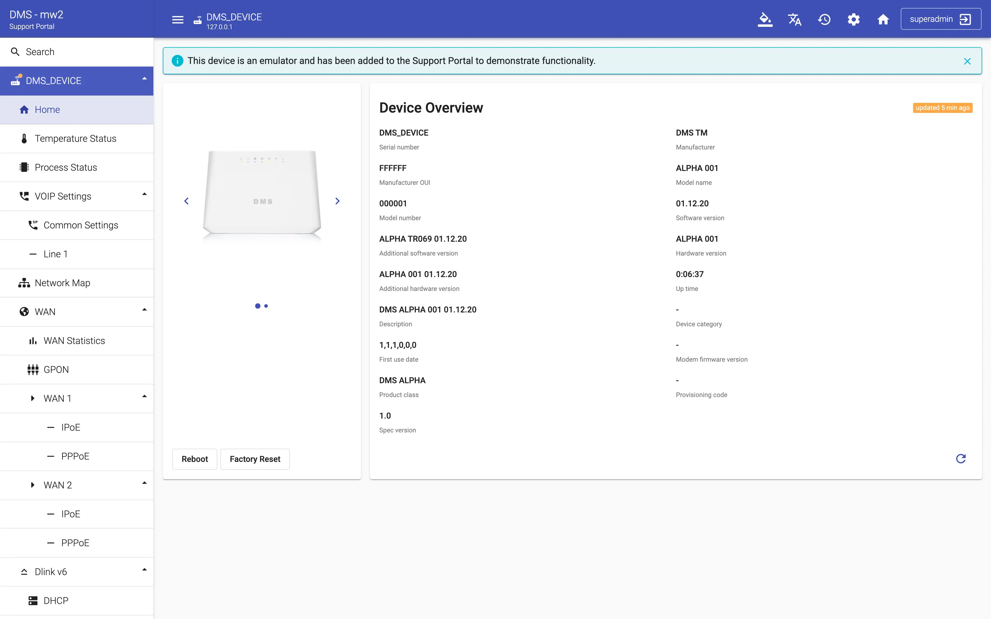 Device Management Service application image